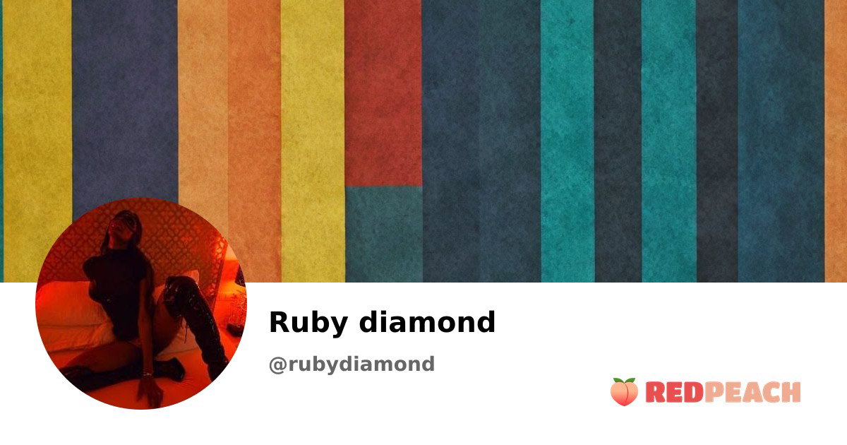 Ruby Diamond Stage Ruby diamond (@rubydiamond) | 🍑 RedPeach